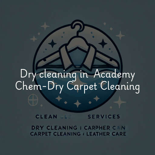 Dry Cleaning at  Academy Chem-Dry Carpet Cleaning