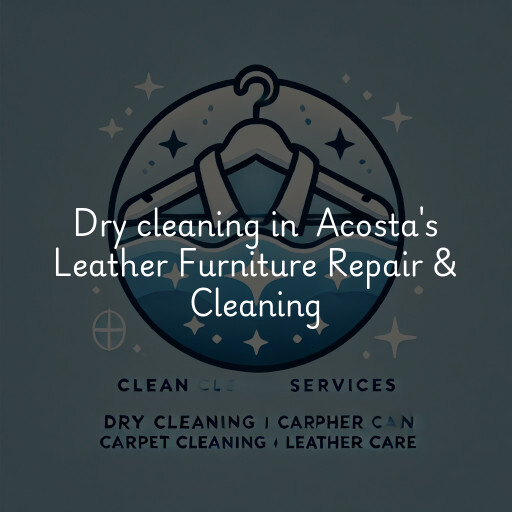 Dry Cleaning at  Acosta's Leather Furniture Repair & Cleaning