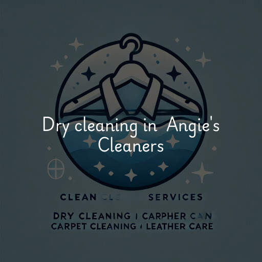 Dry Cleaning at  Angie's Cleaners