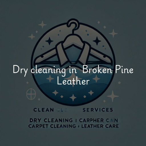 Dry Cleaning at  Broken Pine Leather