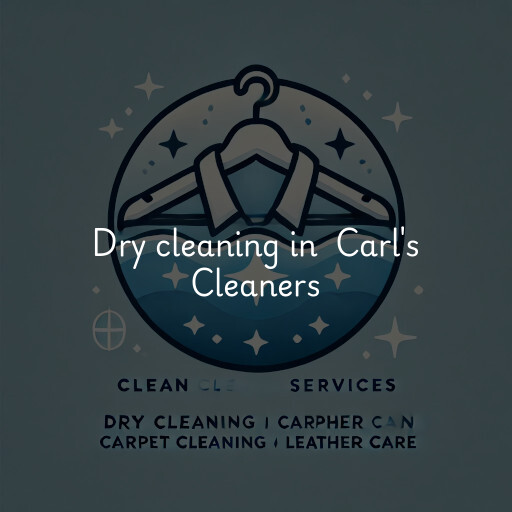 Dry Cleaning at  Carl's Cleaners