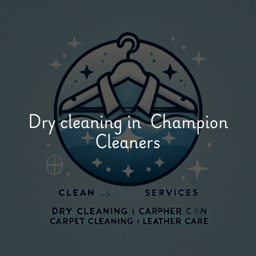Dry Cleaning at  Champion Cleaners