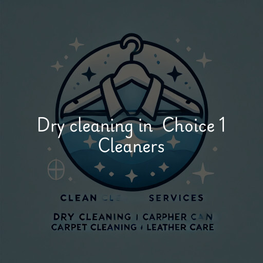 Dry Cleaning at  Choice 1 Cleaners