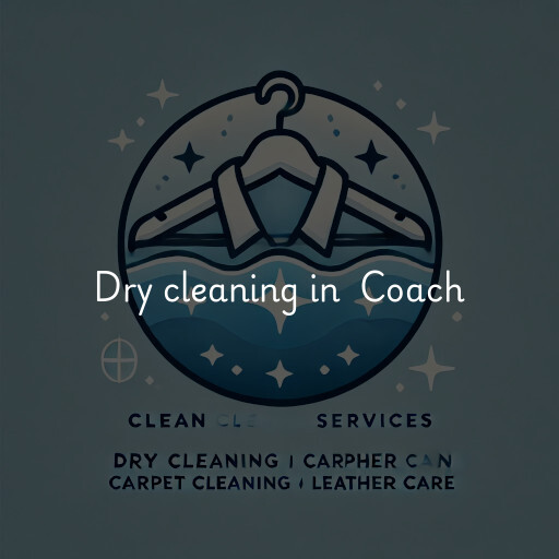 Dry Cleaning at  Coach