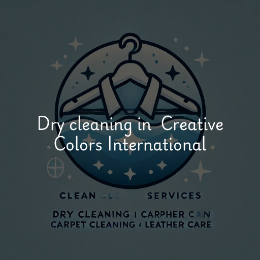 Dry Cleaning at  Creative Colors International