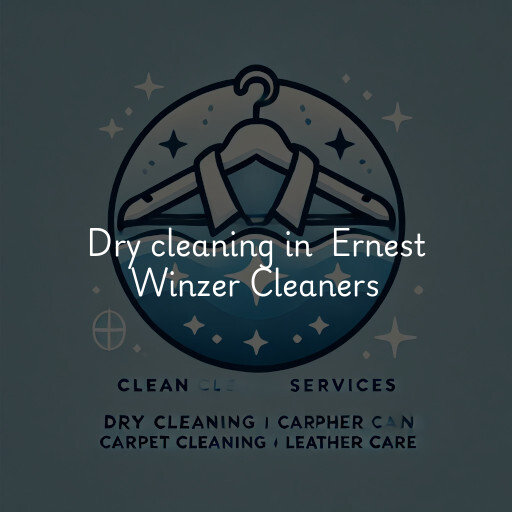 Dry Cleaning at  Ernest Winzer Cleaners