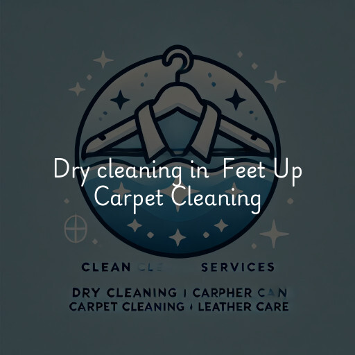 Dry Cleaning at  Feet Up Carpet Cleaning