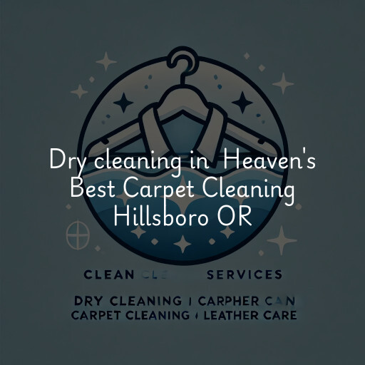 Dry Cleaning at  Heaven's Best Carpet Cleaning Hillsboro OR
