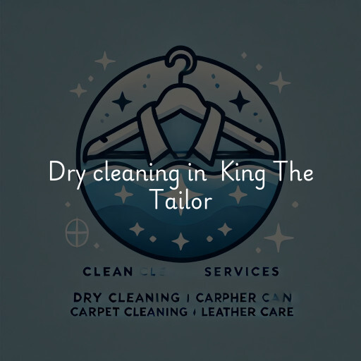 Dry Cleaning at  King The Tailor