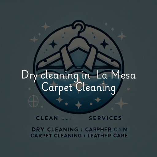 Dry Cleaning at  La Mesa Carpet Cleaning