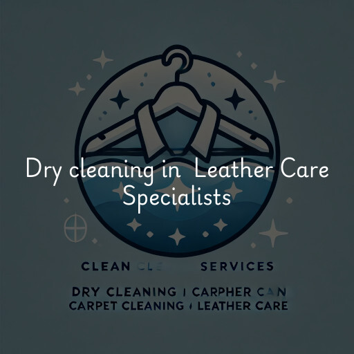 Dry Cleaning at  Leather Care Specialists