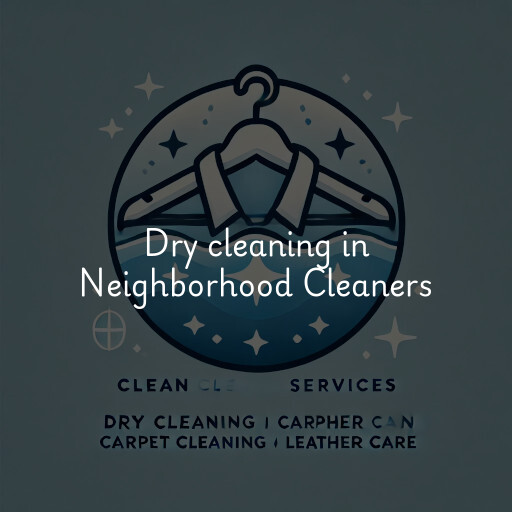Dry Cleaning at  Neighborhood Cleaners