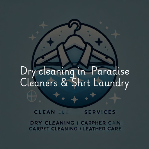 Dry Cleaning at  Paradise Cleaners & Shrt Laundry
