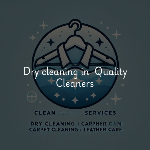 Dry Cleaning at  Quality Cleaners