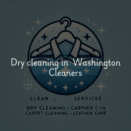 Dry Cleaning at  Washington Cleaners