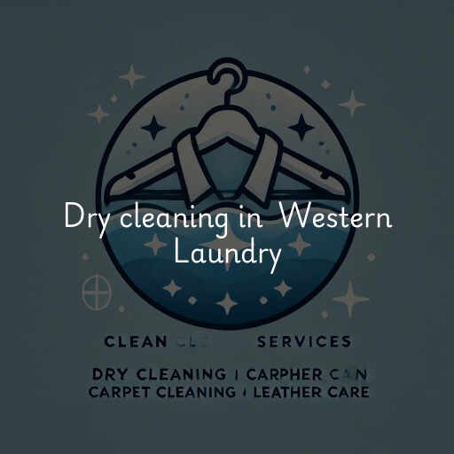 Dry Cleaning at  Western Laundry