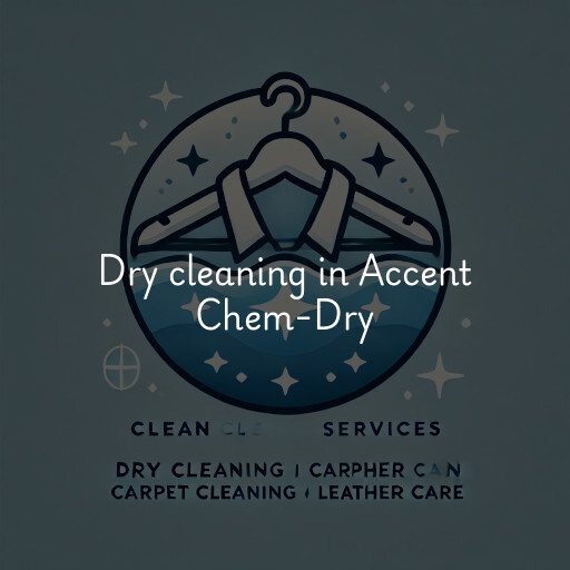 Dry cleaning services Accent Chem-Dry