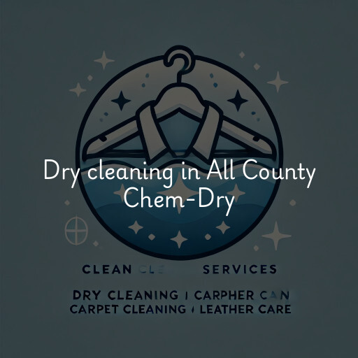 Dry cleaning services All County Chem-Dry