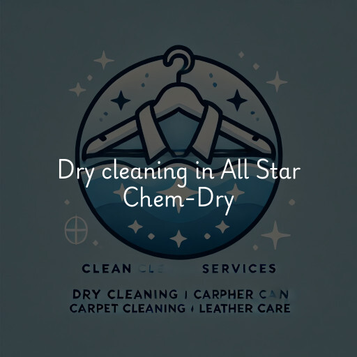 Dry cleaning services All Star Chem-Dry