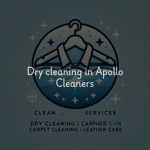 Dry cleaning services Apollo Cleaners