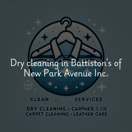 Dry cleaning services Battiston's of New Park Avenue Inc.