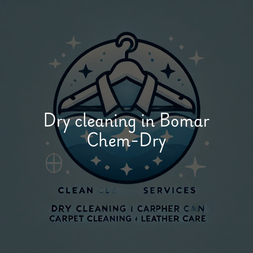 Dry cleaning services Bomar Chem-Dry