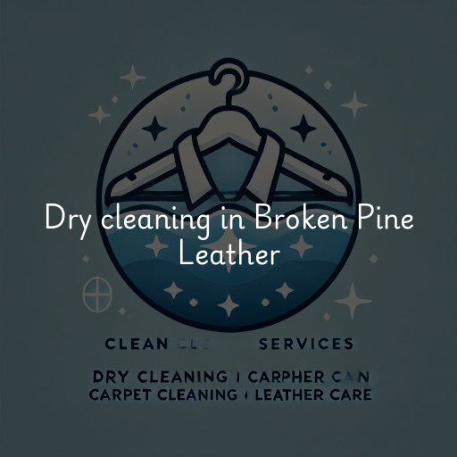 Dry cleaning services Broken Pine Leather