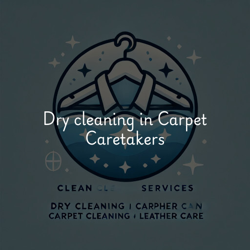 Dry cleaning services Carpet Caretakers