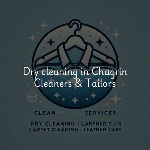 Dry cleaning services Chagrin Cleaners & Tailors