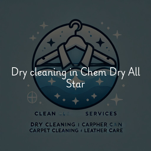 Dry cleaning services Chem Dry All Star