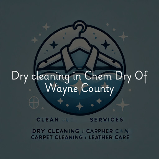 Dry cleaning services Chem Dry Of Wayne County