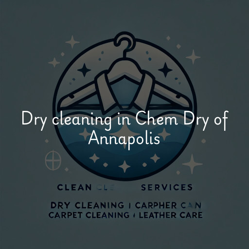 Dry cleaning services Chem Dry of Annapolis