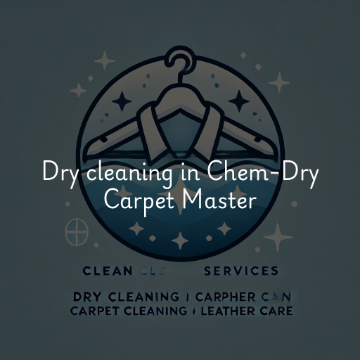 Dry cleaning services Chem-Dry Carpet Master