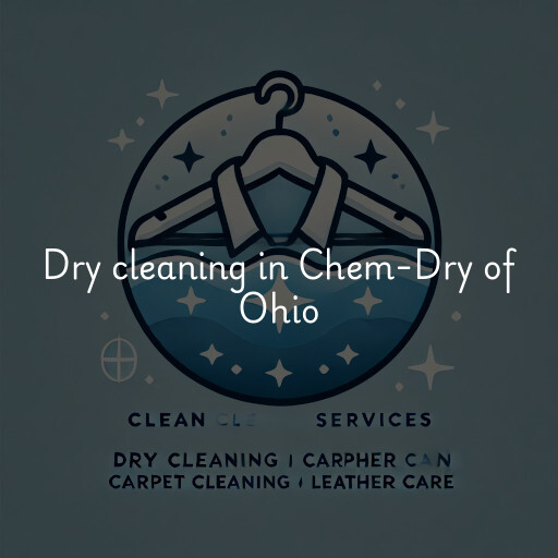 Dry cleaning services Chem-Dry of Ohio