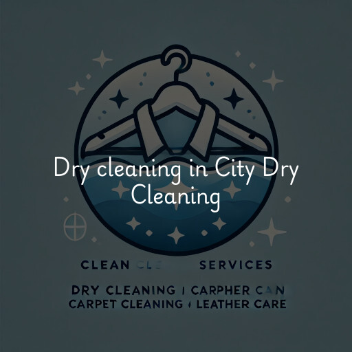 Dry cleaning services City Dry Cleaning