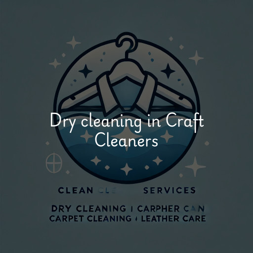 Dry cleaning services Craft Cleaners