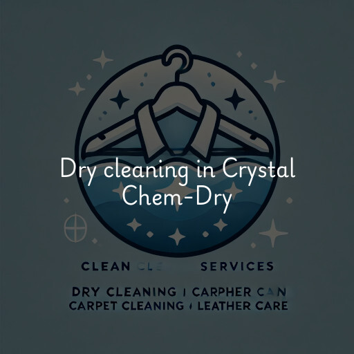 Dry cleaning services Crystal Chem-Dry