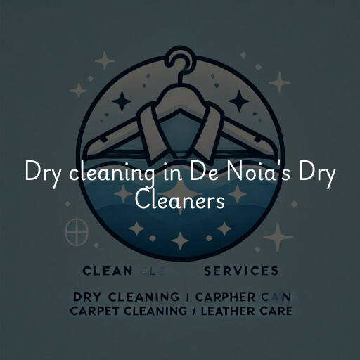 Dry cleaning services De Noia's Dry Cleaners