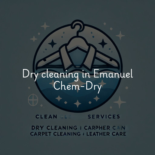 Dry cleaning services Emanuel Chem-Dry