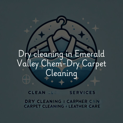 Dry cleaning services Emerald Valley Chem-Dry Carpet Cleaning