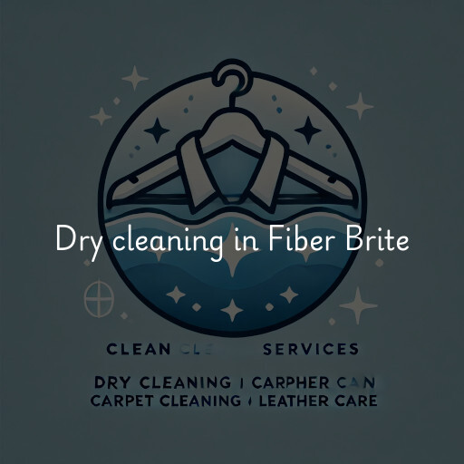 Dry cleaning services Fiber Brite