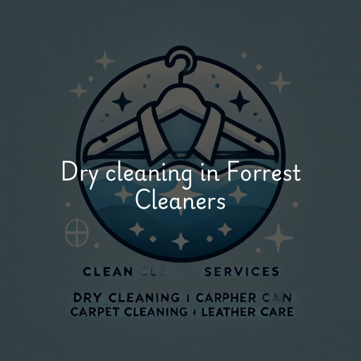 Dry cleaning services Forrest Cleaners