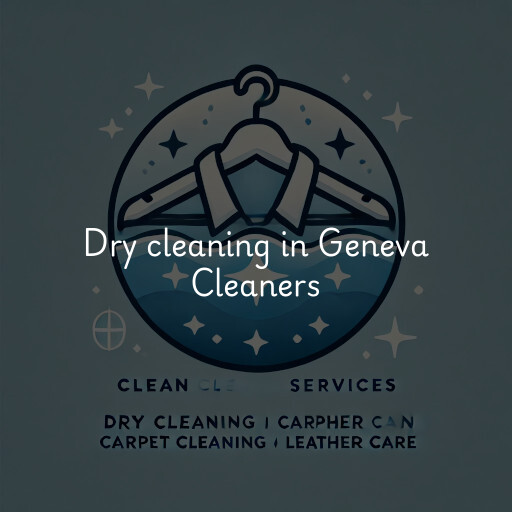 Dry cleaning services Geneva Cleaners