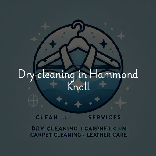 Dry cleaning services Hammond Knoll