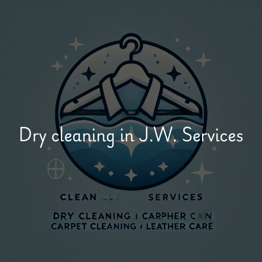 Dry cleaning services J.W. Services
