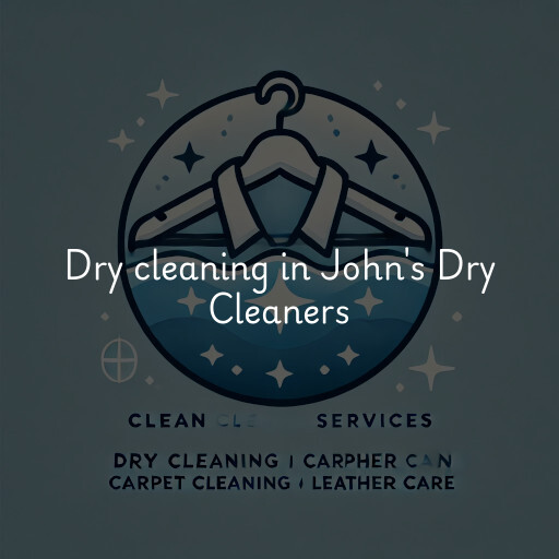Dry cleaning services John's Dry Cleaners