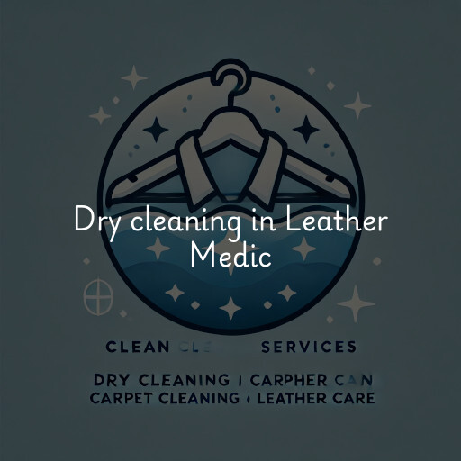 Dry cleaning services Leather Medic