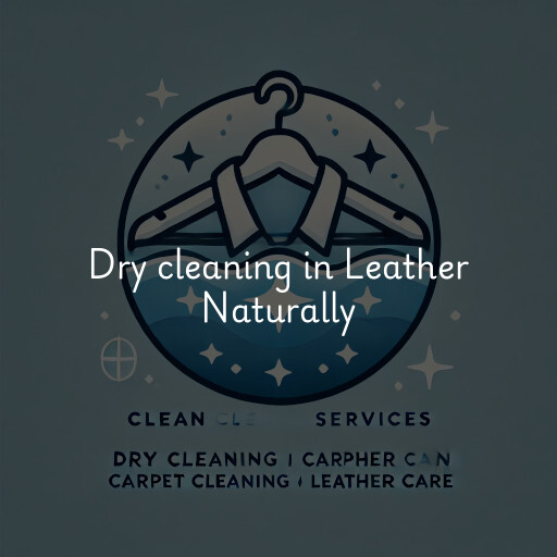 Dry cleaning services Leather Naturally