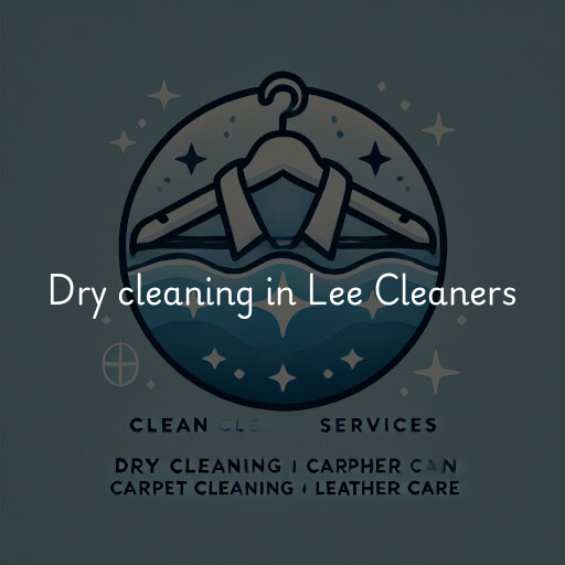 Dry cleaning services Lee Cleaners