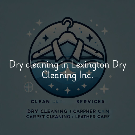 Dry cleaning services Lexington Dry Cleaning Inc.